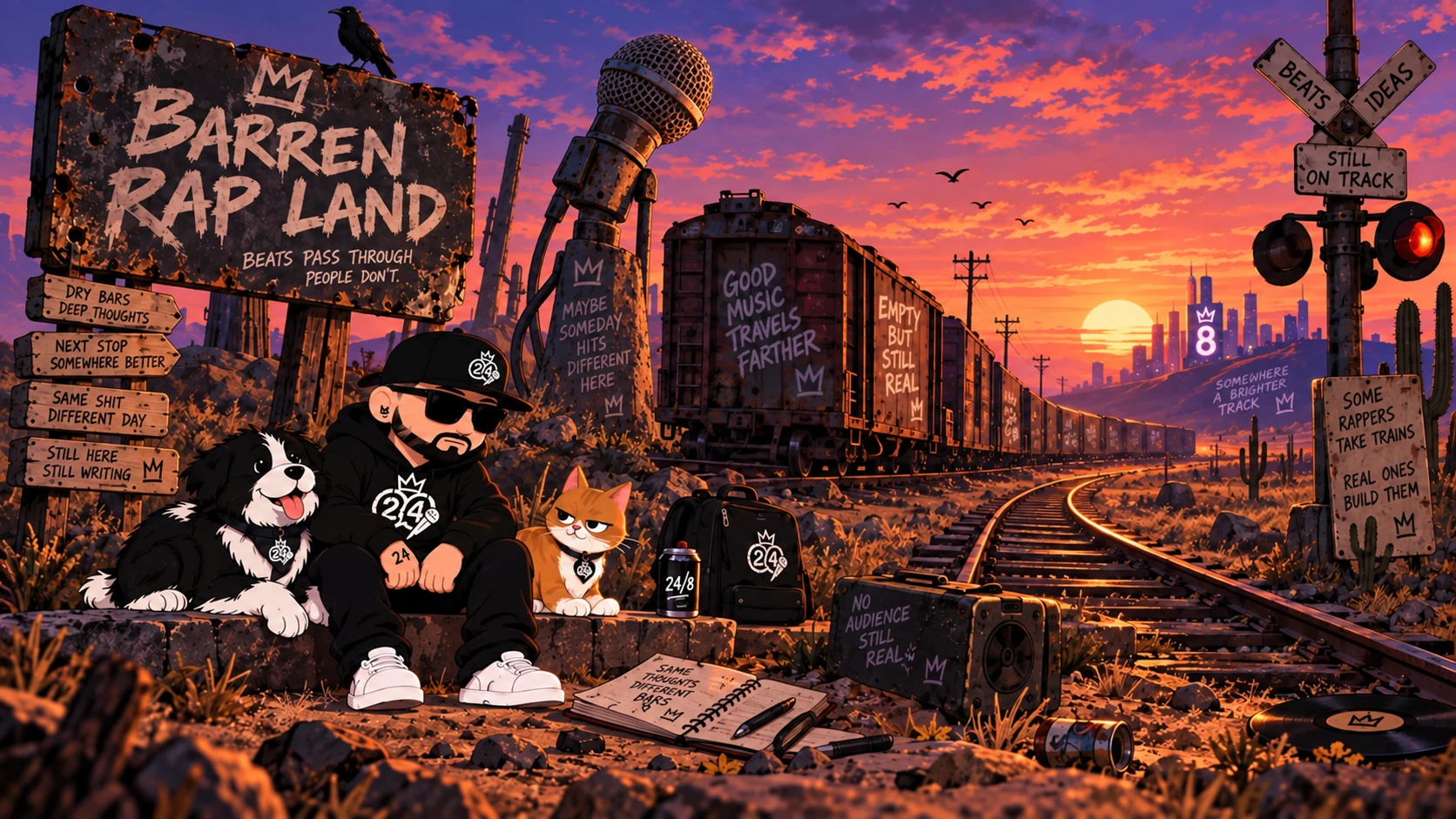 Barren Rap Land in 8Ville