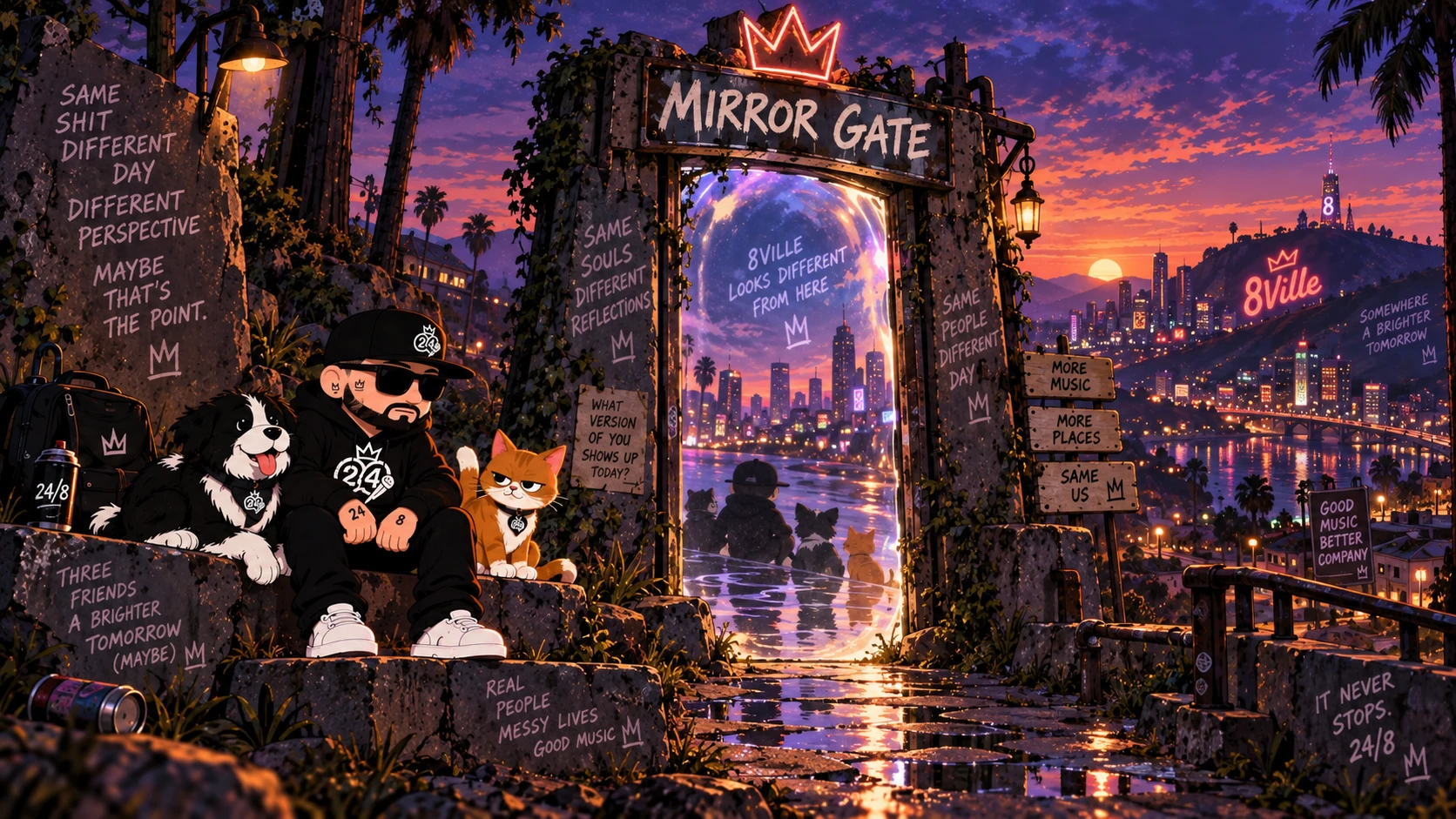 Mirror Gate, the Intro area of 8Ville